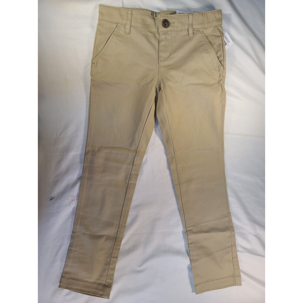 Old Navy Girls Size 7 Khaki Skinny Stretch School Uniform Pants NWT